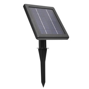MicroSolar 28 LED Solar Flood Light stand