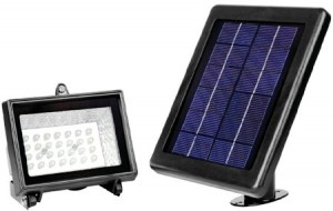 MicroSolar 28 LED Solar Outdoor Floodlight